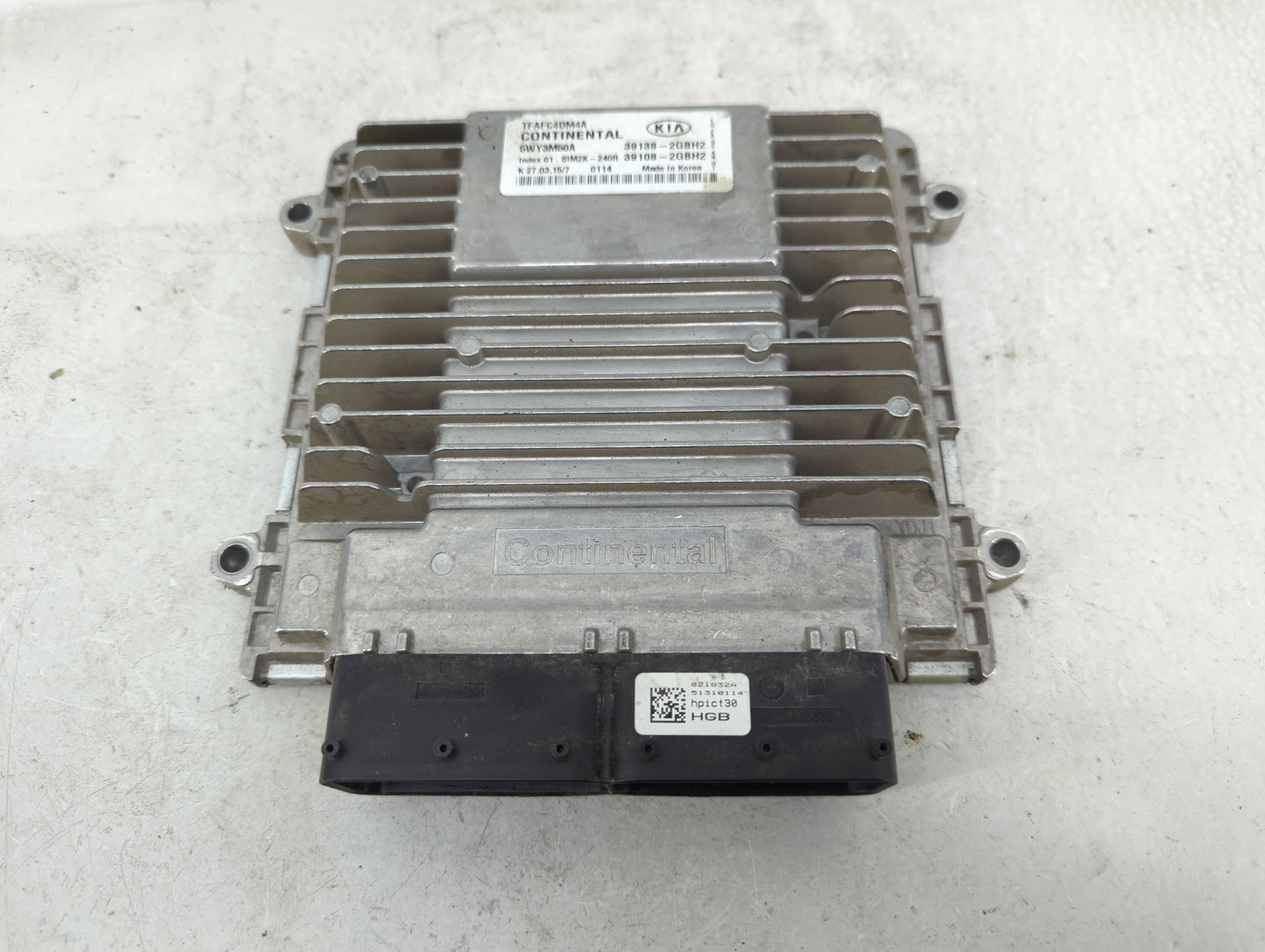 2015 Kia Optima PCM Engine Control Computer ECU ECM PCU OEM P/N:39108-2GBH2 39138-2GBH2 Fits OEM Used Auto Parts - Oemusedau