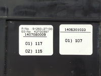 2014-2015 Kia Optima Fusebox Fuse Box Panel Relay Module P/N:91260-2T100 Fits Fits 2014 2015 OEM Used Auto Parts - Oemusedau