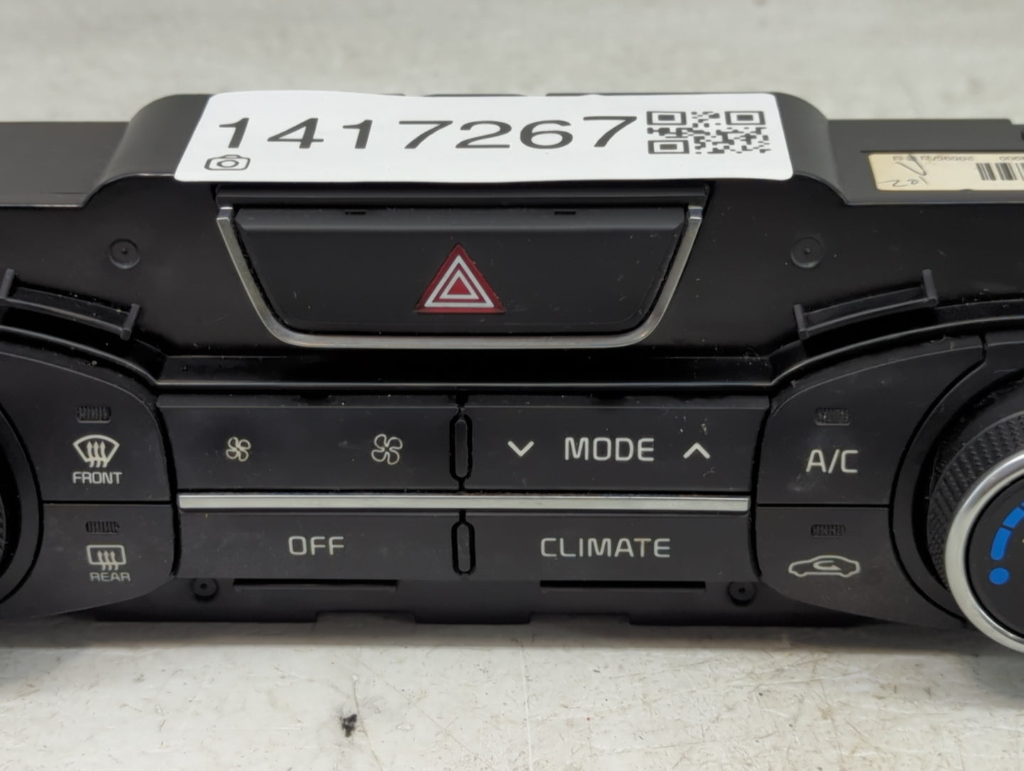 2014-2015 Kia Optima Climate Control Module Temperature AC/Heater Replacement P/N:97250-2TQN0CA Fits Fits 2014 2015 OEM Used