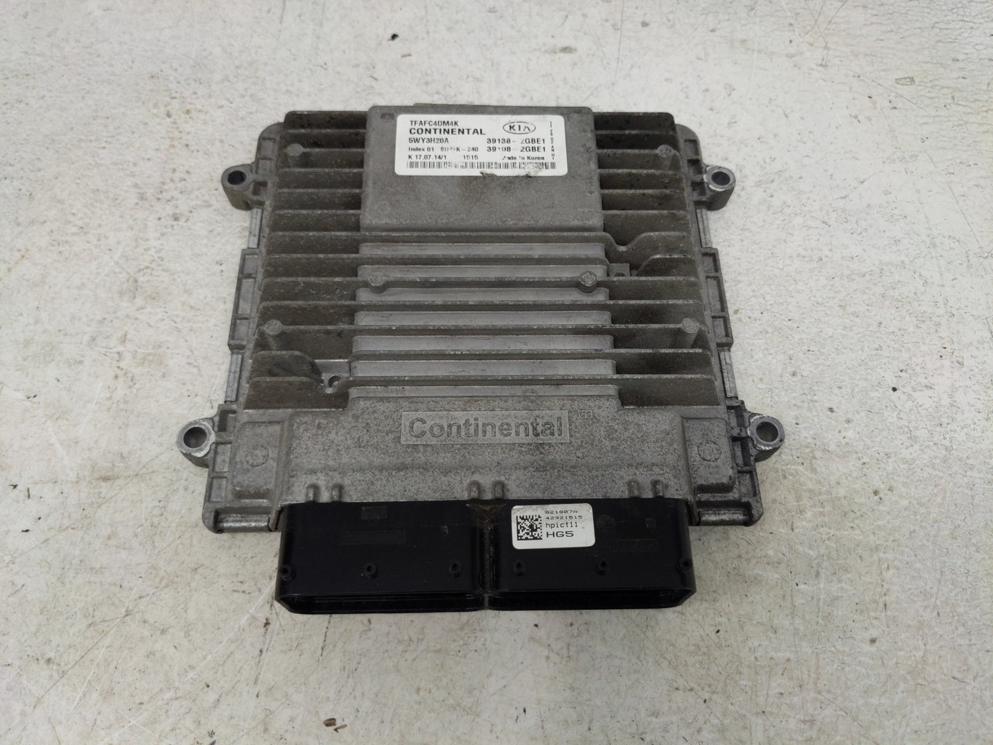 2014-2015 Kia Optima PCM Engine Control Computer ECU ECM PCU OEM P/N:39108-2GBE1 39138-2GBE1 Fits Fits 2014 2015 OEM Used Au