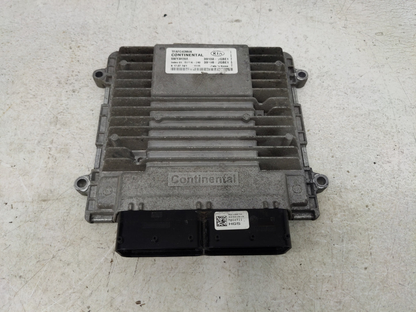 2014-2015 Kia Optima PCM Engine Control Computer ECU ECM PCU OEM P/N:39108-2GBE1 39138-2GBE1 Fits Fits 2014 2015 OEM Used Au