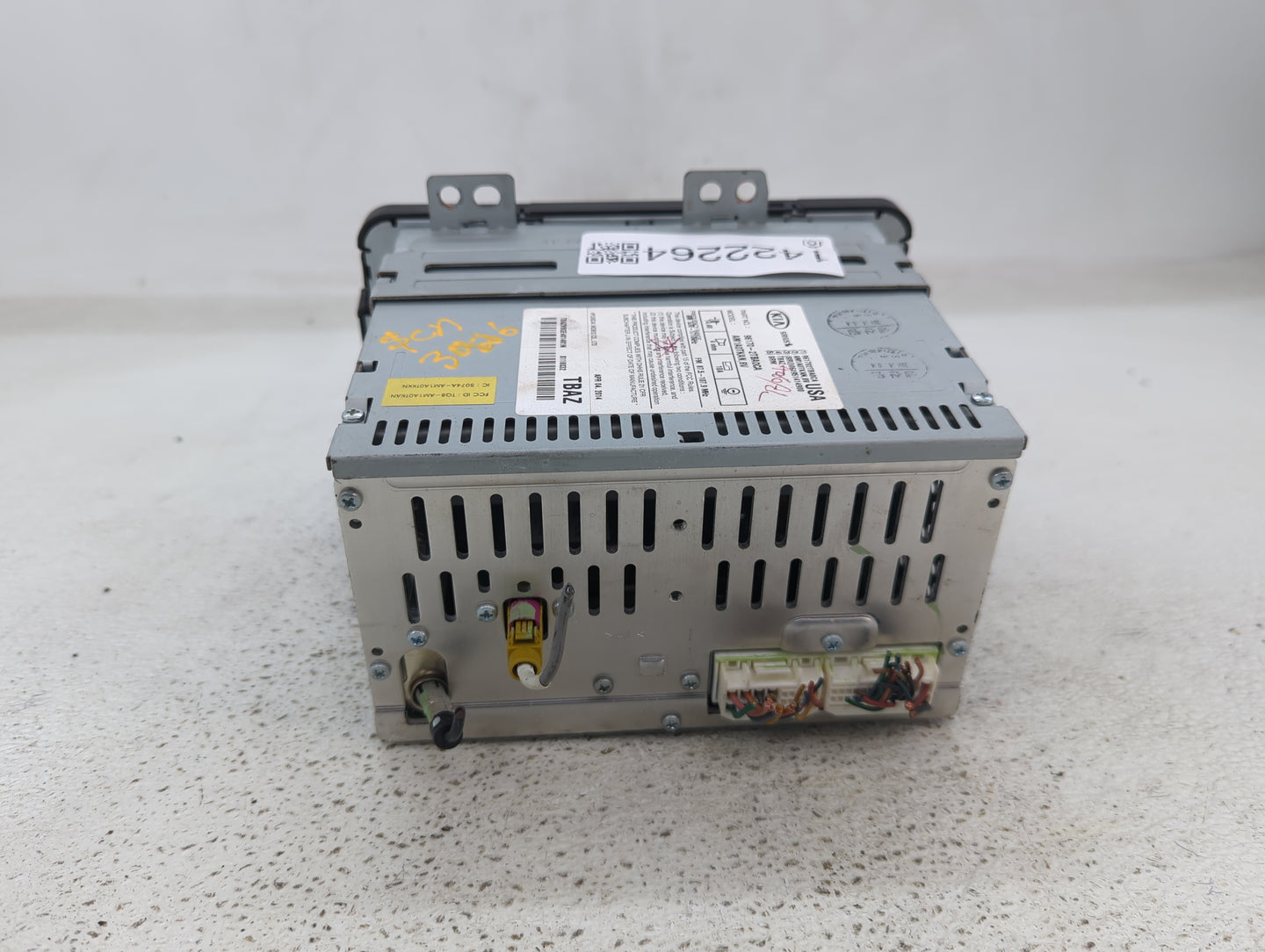 2014-2016 Kia Optima Radio AM FM Cd Player Receiver Replacement P/N:96170-2TBA0CA Fits Fits 2014 2015 2016 OEM Used Auto Par