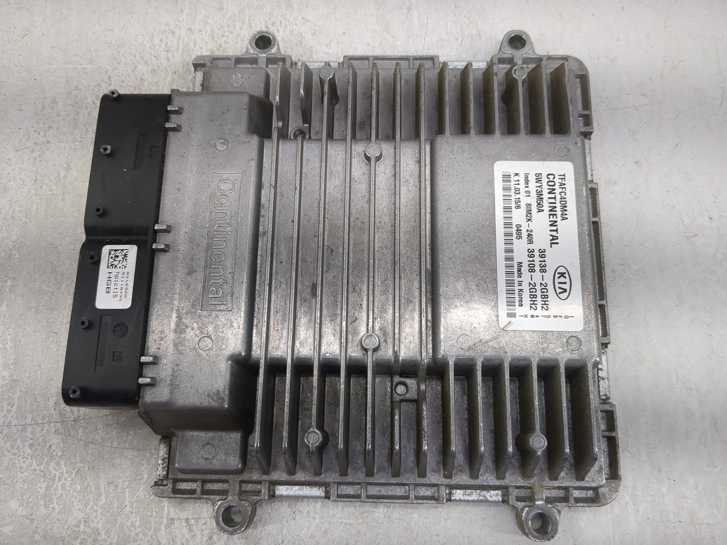 2014-2015 Kia Optima PCM Engine Control Computer ECU ECM PCU OEM P/N:39138-2GBH2 39108-2GBH2, 5WY3M50A Fits Fits 2014 2015 O