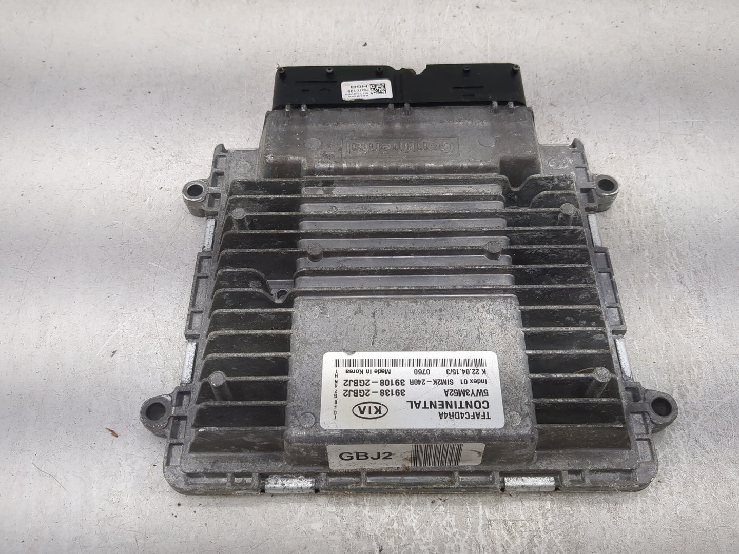 2015 Kia Optima PCM Engine Control Computer ECU ECM PCU OEM P/N:39198-2GBE1 39108-2GBE1 Fits OEM Used Auto Parts - Oemusedau