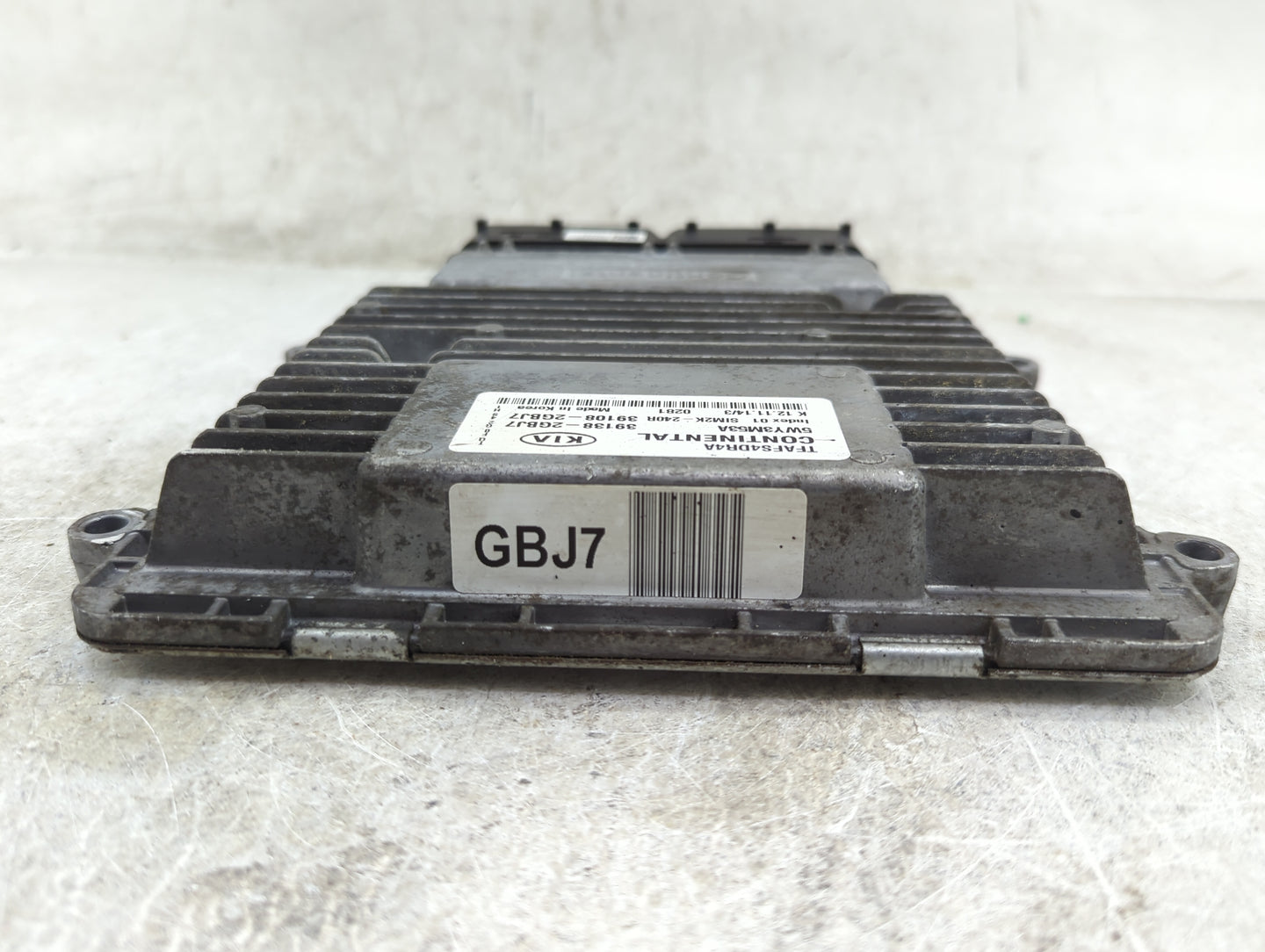 2015 Kia Optima PCM Engine Control Computer ECU ECM PCU OEM P/N:39138-2GBJ7 39108-2GBJ7, 5WY3M53A, TFAFS4DR4A, SIM2K-240R Fi