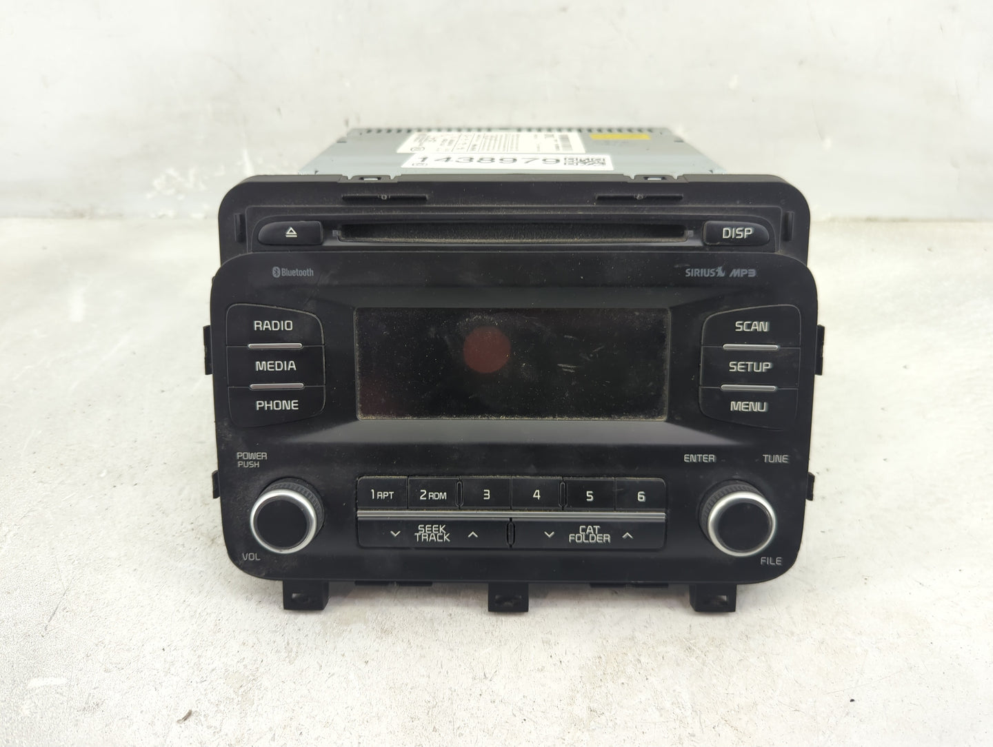 2014-2015 Kia Optima Radio AM FM Cd Player Receiver Replacement P/N:96170-2TBA0CA 961702TBA0CA, AM1A0TKAN,8V Fits Fits 2014 