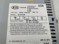2014-2016 Kia Optima Radio AM FM Cd Player Receiver Replacement P/N:96160-2TAA1CA Fits Fits 2014 2015 2016 OEM Used Auto Par
