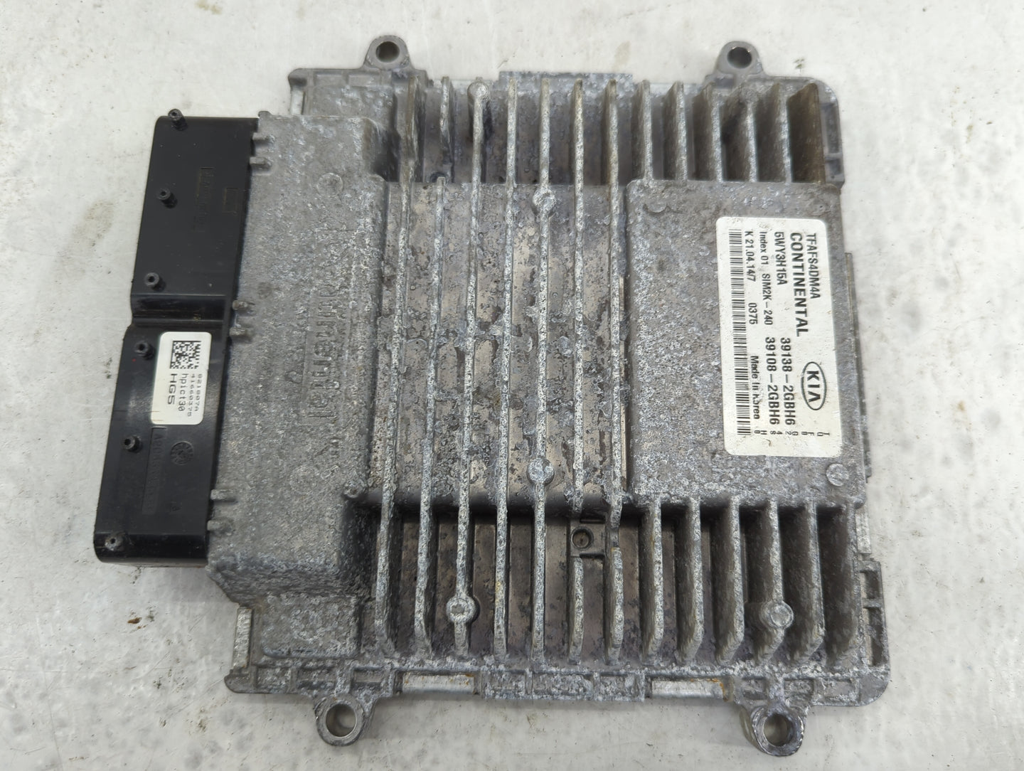 2014-2015 Kia Optima PCM Engine Control Computer ECU ECM PCU OEM P/N:39138-2GBH6 39108-2GBH6, 5WY3H15A Fits Fits 2014 2015 O