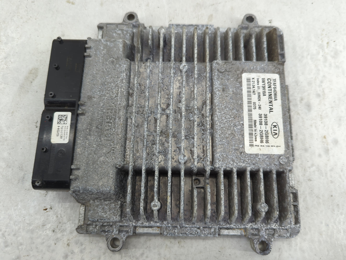 2014-2015 Kia Optima PCM Engine Control Computer ECU ECM PCU OEM P/N:39138-2GBH6 39108-2GBH6, 5WY3H15A Fits Fits 2014 2015 O