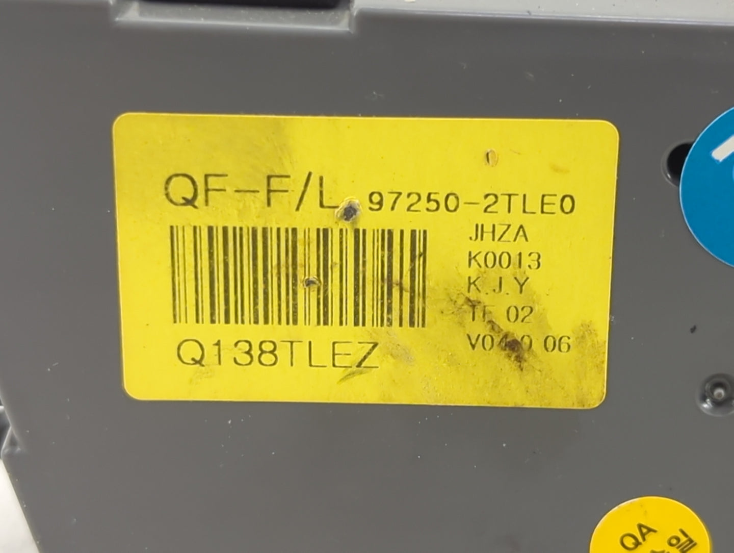 2014-2015 Kia Optima Climate Control Module Temperature AC/Heater Replacement P/N:97250-2TLE0 97250-2TXXX Fits Fits 2014 201