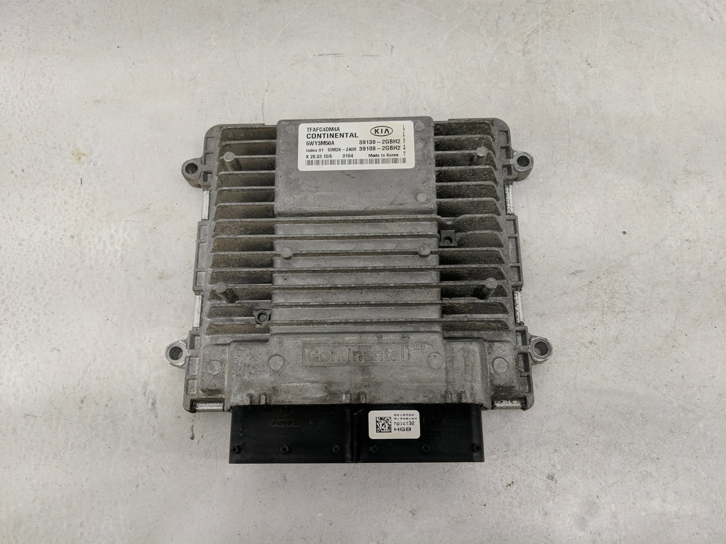 2014-2015 Kia Optima PCM Engine Control Computer ECU ECM PCU OEM P/N:39138-2GBH2 39108-2GBH2, TFAFC4DM4A Fits Fits 2014 2015