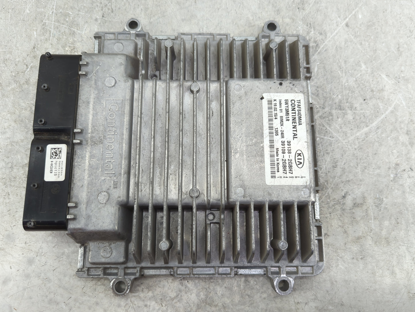 2014-2015 Kia Optima PCM Engine Control Computer ECU ECM PCU OEM P/N:39138-2GBH7 39108-2GBH7, 5WY3M51A Fits Fits 2014 2015 O