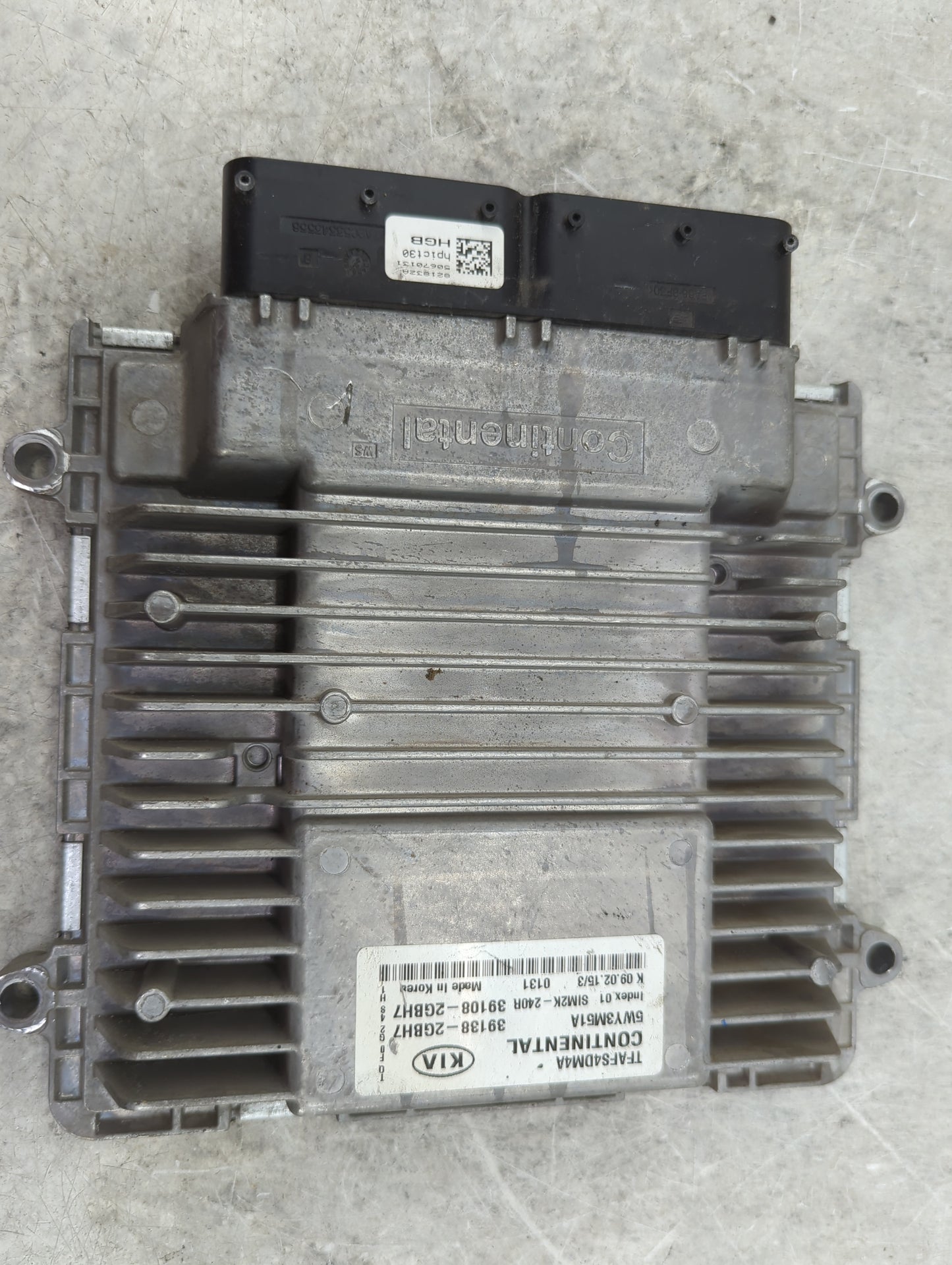 2015 Kia Optima PCM Engine Control Computer ECU ECM PCU OEM P/N:39138-2GBH7 5WY3M51A, 39108-2GBH7, TFAFS4DM4A, SIM2K-240R Fi