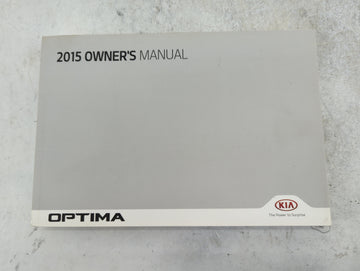 2015 Kia Optima Owners Manual Book Guide P/N:F4CO-EU54I OEM Used Auto Parts - Oemusedautoparts1.com