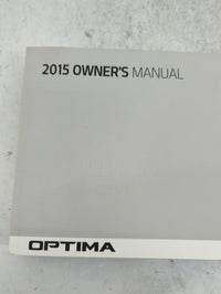 2015 Kia Optima Owners Manual Book Guide P/N:F4CO-EU54I OEM Used Auto Parts - Oemusedautoparts1.com