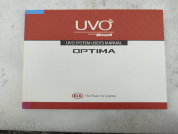 2015 Kia Optima Owners Manual Book Guide P/N:2TMS7-F2001 2TENE09 OEM Used Auto Parts