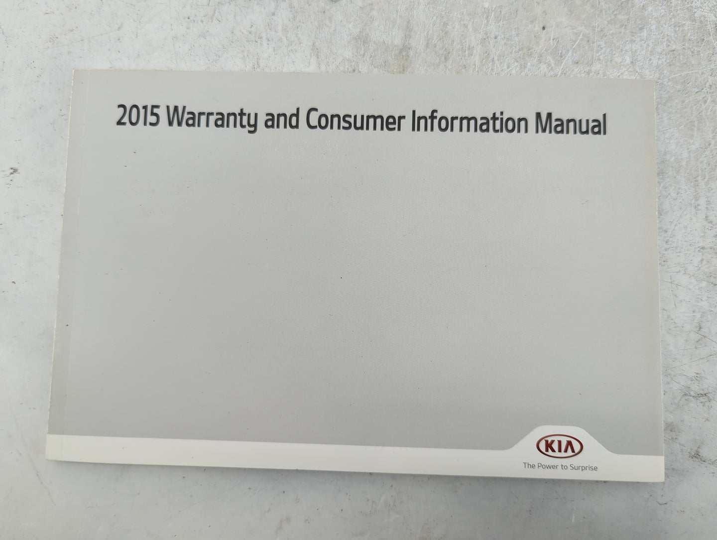 2015 Kia Optima Owners Manual Book Guide P/N:2TMS7-F2001 2TENE09 OEM Used Auto Parts - Oemusedautoparts1.com