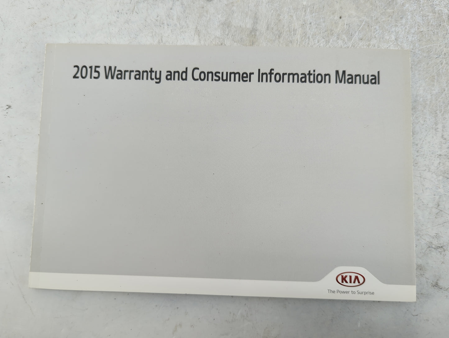 2015 Kia Optima Owners Manual Book Guide P/N:2TMS7-F2001 2TENE09 OEM Used Auto Parts - Oemusedautoparts1.com
