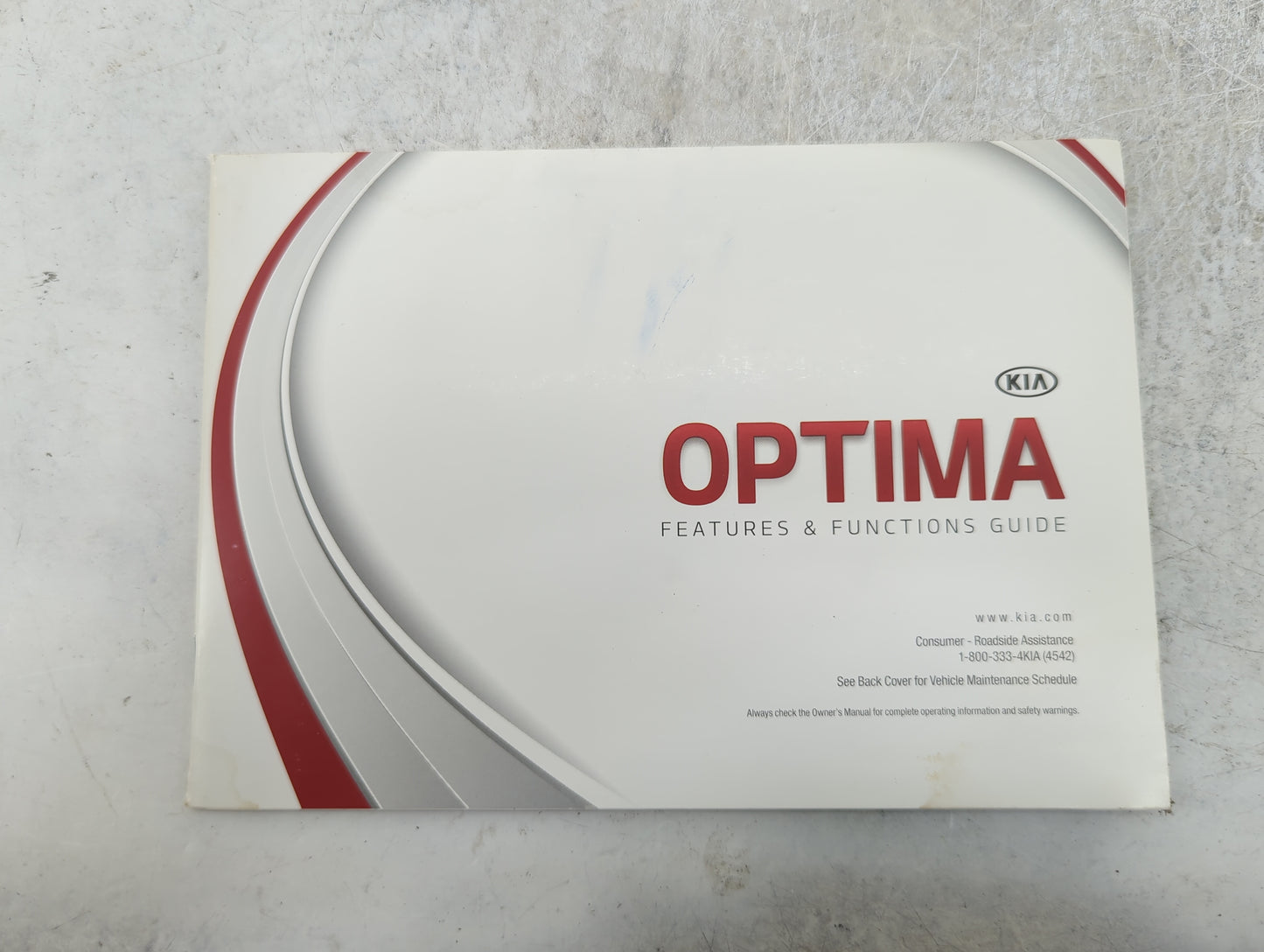 2015 Kia Optima Owners Manual Book Guide P/N:F4CO-EU54I UT150-PS-004 OEM Used Auto Parts - Oemusedautoparts1.com