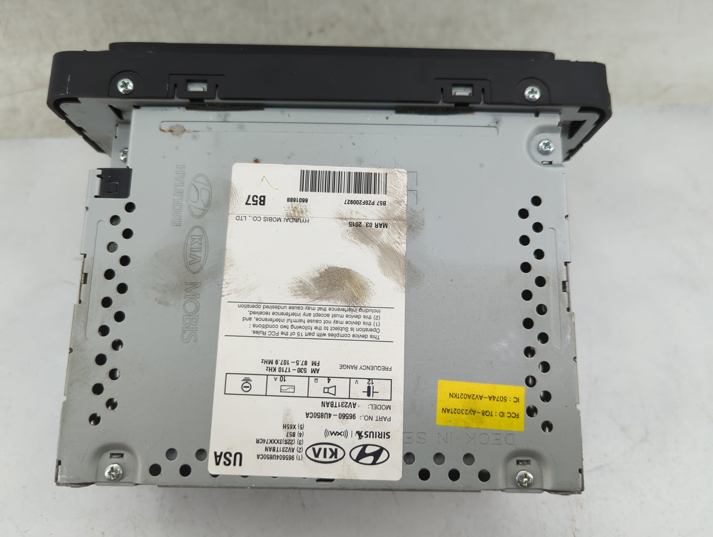 2014-2016 Kia Optima Radio AM FM Cd Player Receiver Replacement P/N:96560-4U850CA AV231TBAN, 965604U850CA Fits Fits 2014 201
