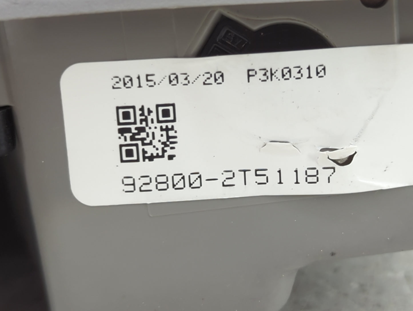 2015 Kia Optima Overhead Roof Console Gray - Oemusedautoparts1.com