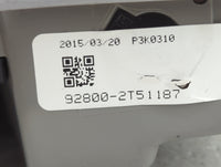 2015 Kia Optima Overhead Roof Console Gray - Oemusedautoparts1.com