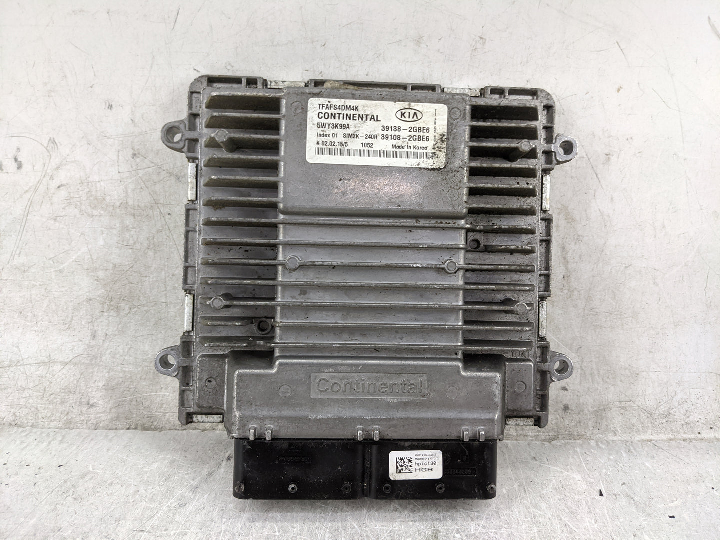 2014-2015 Kia Optima PCM Engine Control Computer ECU ECM PCU OEM P/N:39138-2GBE6 39108-2GBE6, 5WY3K99A Fits Fits 2014 2015 O