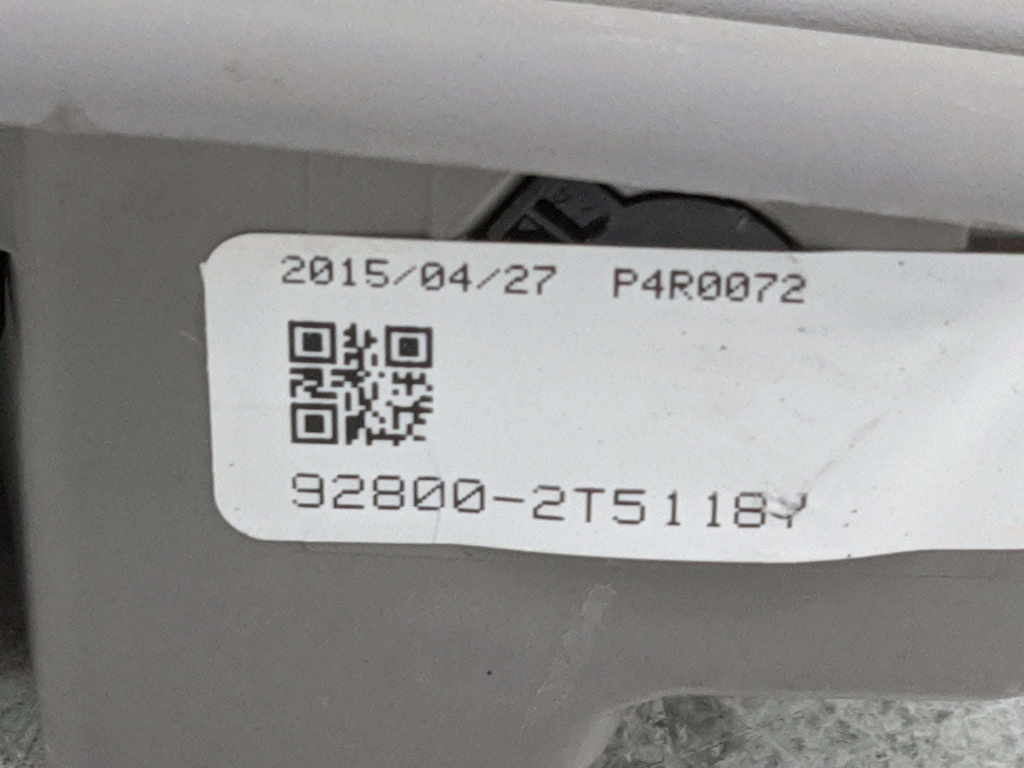2014-2016 Kia Optima Overhead Roof Console Gray - Oemusedautoparts1.com