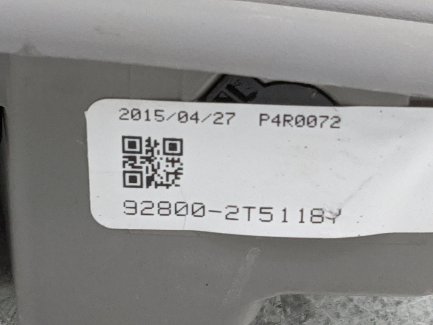2014-2016 Kia Optima Overhead Roof Console Gray - Oemusedautoparts1.com