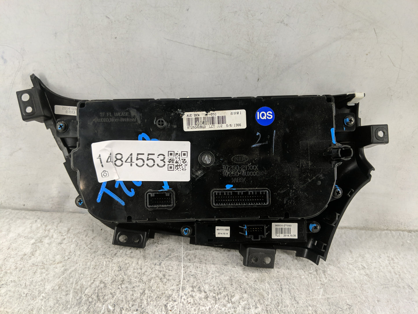 2011-2013 Kia Optima Climate Control Module Temperature AC/Heater Replacement P/N:97250-2T 97250-4U Fits Fits 2011 2012 2013