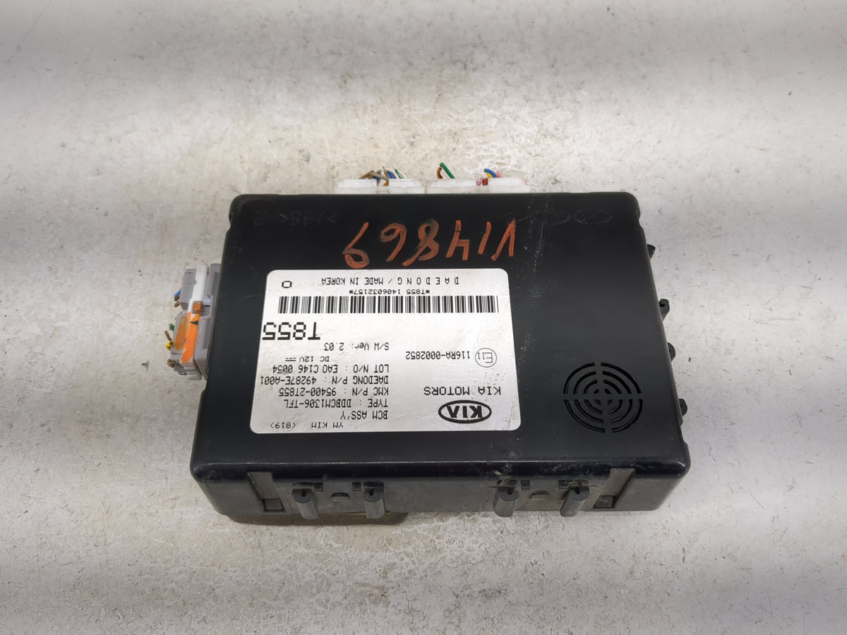 2014-2016 Kia Optima Body Control Module Bcm - Oemusedautoparts1.com