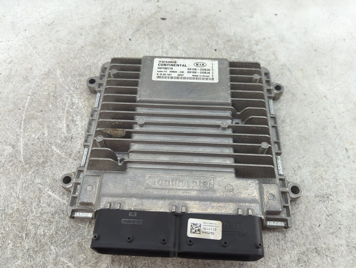 2015 Kia Optima PCM Engine Control Computer ECU ECM PCU OEM P/N:39138-2GBJ6 39108-2GBJ6, SIM2K-240, 5WY3H17A, TFAFS4DR4A Fit