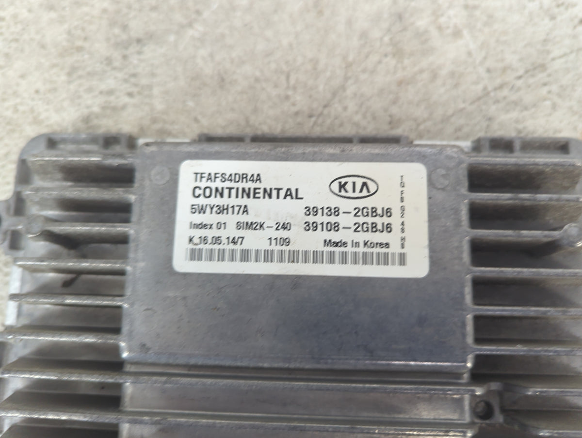 2015 Kia Optima PCM Engine Control Computer ECU ECM PCU OEM P/N:5WY3H17A 39138-2GBJ6, 39108-2GBJ6, SIM2K-240 Fits OEM Used A
