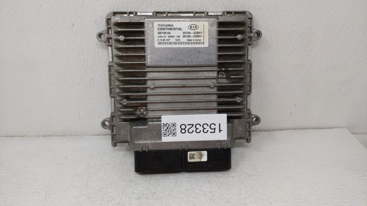 2015 Kia Optima PCM Engine Control Computer ECU ECM PCU OEM P/N:39138-2GBH1 39108-2GBH1 OEM Used Auto Parts - Oemusedautopar