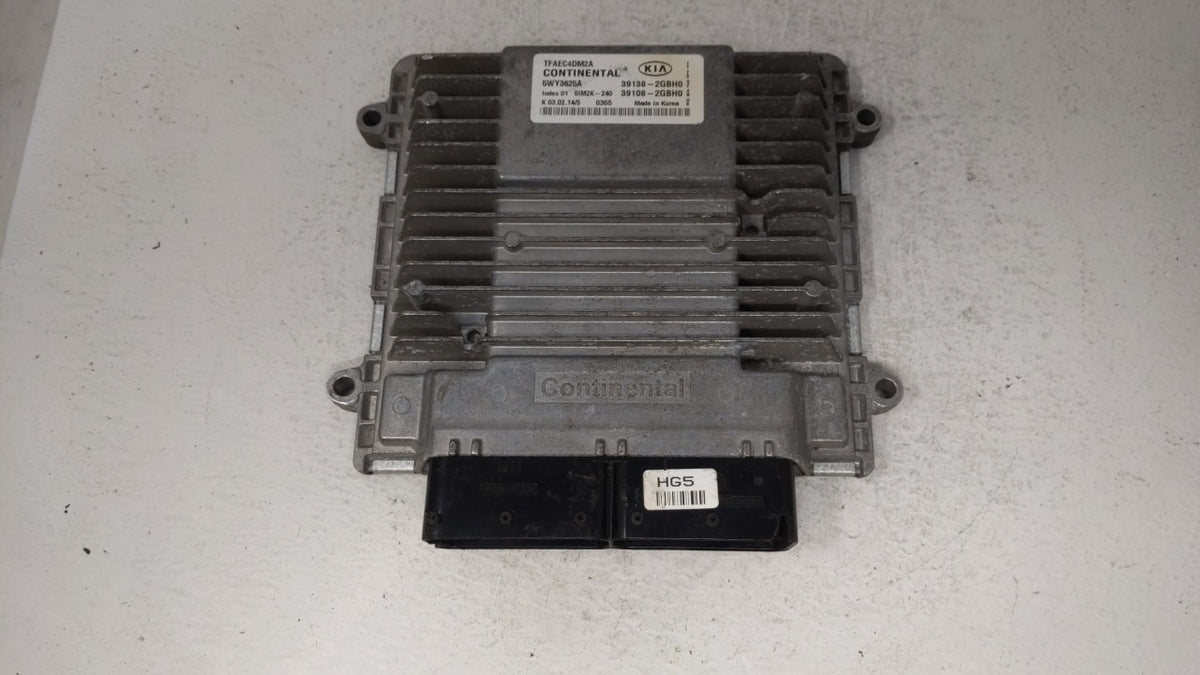 2014-2015 Kia Optima PCM Engine Control Computer ECU ECM PCU OEM P/N:39138-2GBH0 39108-2GBH0, 391382GBH0 Fits 2014 2015 OEM 