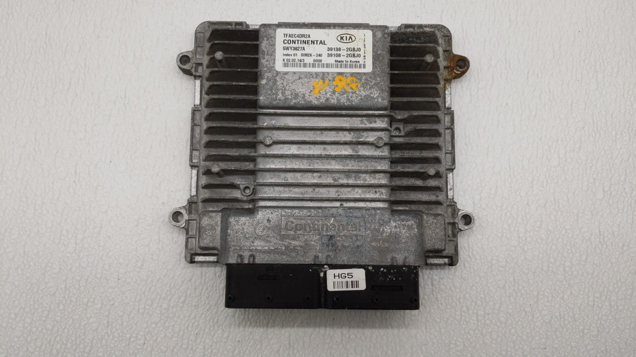 2014-2015 Kia Optima PCM Engine Control Computer ECU ECM PCU OEM P/N:39138-2GBJ0 39108-2GBJ0 Fits Fits 2014 2015 OEM Used Au