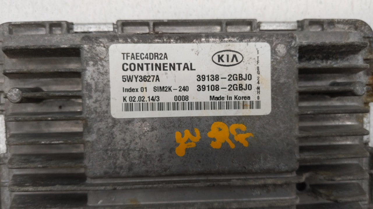 2014-2015 Kia Optima PCM Engine Control Computer ECU ECM PCU OEM P/N:39138-2GBJ0 39108-2GBJ0 Fits Fits 2014 2015 OEM Used Au