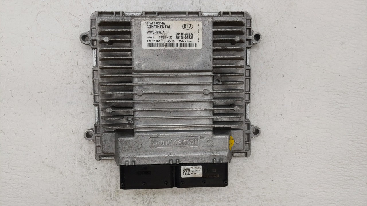 2015 Kia Optima PCM Engine Control Computer ECU ECM PCU OEM P/N:39138-2GBJ2 39108-2GBJ2, 391382GBJ2, 391082GBJ2, 39138-2GBJ1
