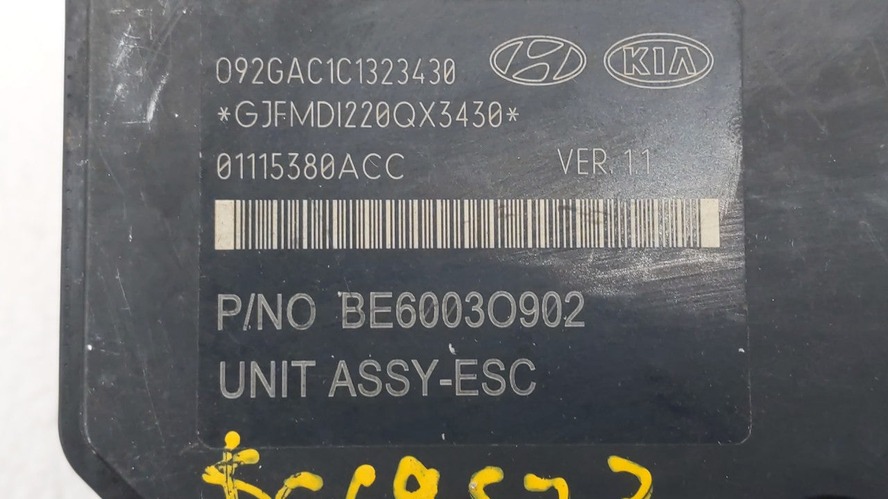 2014-2015 Kia Optima ABS Pump Control Module Replacement P/N:BE6003O902 58920-2T870 Fits Fits 2014 2015 OEM Used Auto Parts 