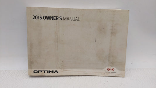 2015 Kia Optima Owners Manual Book Guide P/N:A4CO-EU46B OEM Used Auto Parts - Oemusedautoparts1.com