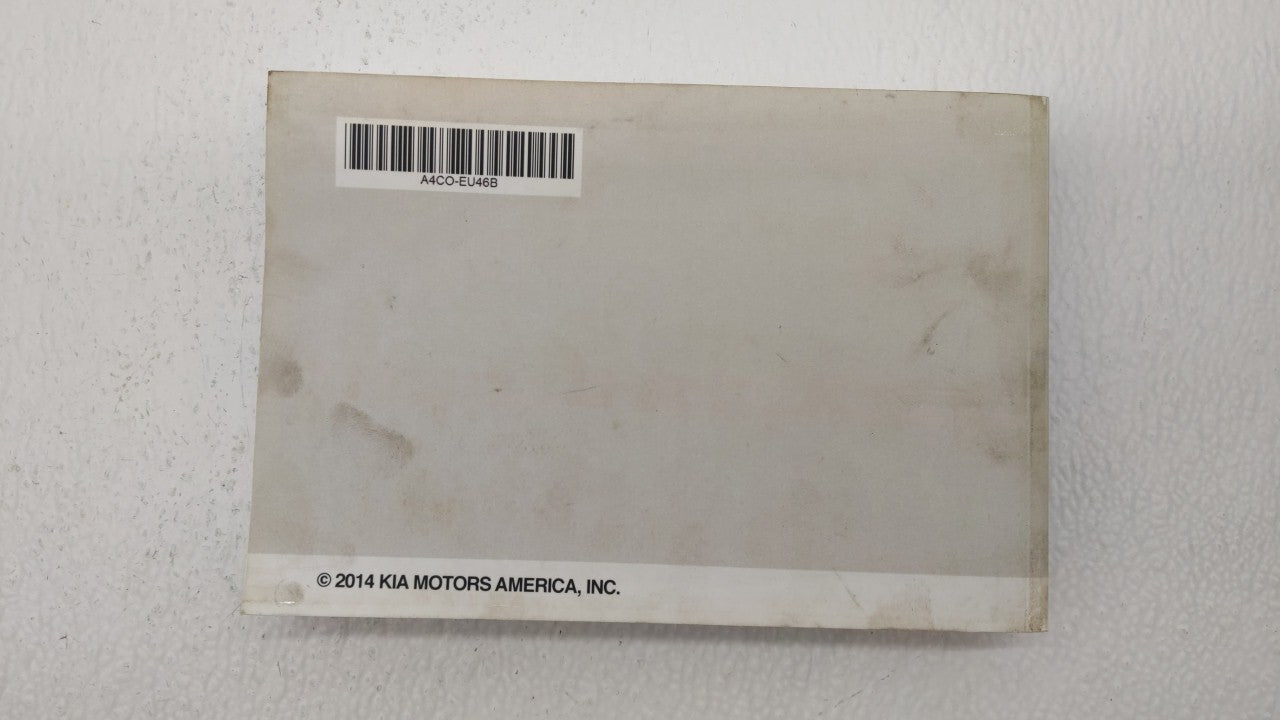 2015 Kia Optima Owners Manual Book Guide P/N:A4CO-EU46B OEM Used Auto Parts - Oemusedautoparts1.com