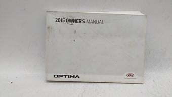 compare product 2015 Kia Optima Owners Manual Book Guide OEM Used Auto Parts