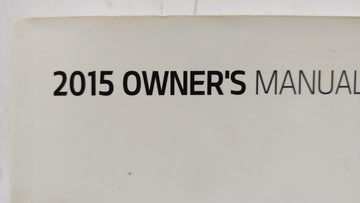 2015 Kia Optima Owners Manual Book Guide OEM Used Auto Parts
