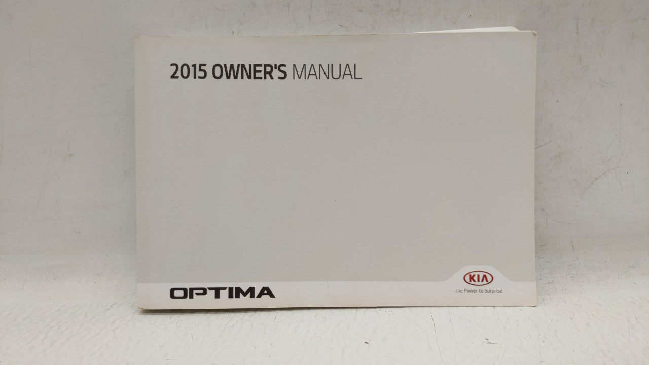 2015 Kia Optima Owners Manual Book Guide OEM Used Auto Parts - Oemusedautoparts1.com