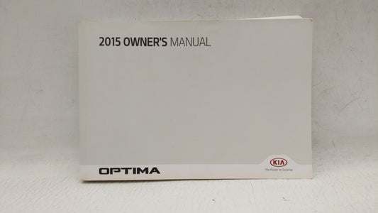 2015 Kia Optima Owners Manual Book Guide OEM Used Auto Parts - Oemusedautoparts1.com