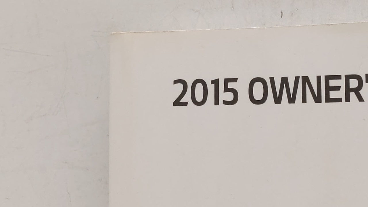 2015 Kia Optima Owners Manual Book Guide OEM Used Auto Parts - Oemusedautoparts1.com