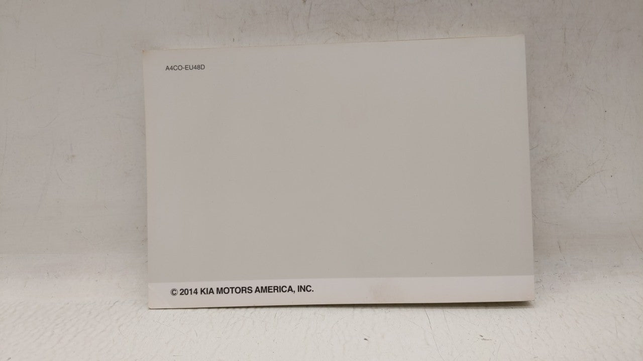 2015 Kia Optima Owners Manual Book Guide OEM Used Auto Parts - Oemusedautoparts1.com