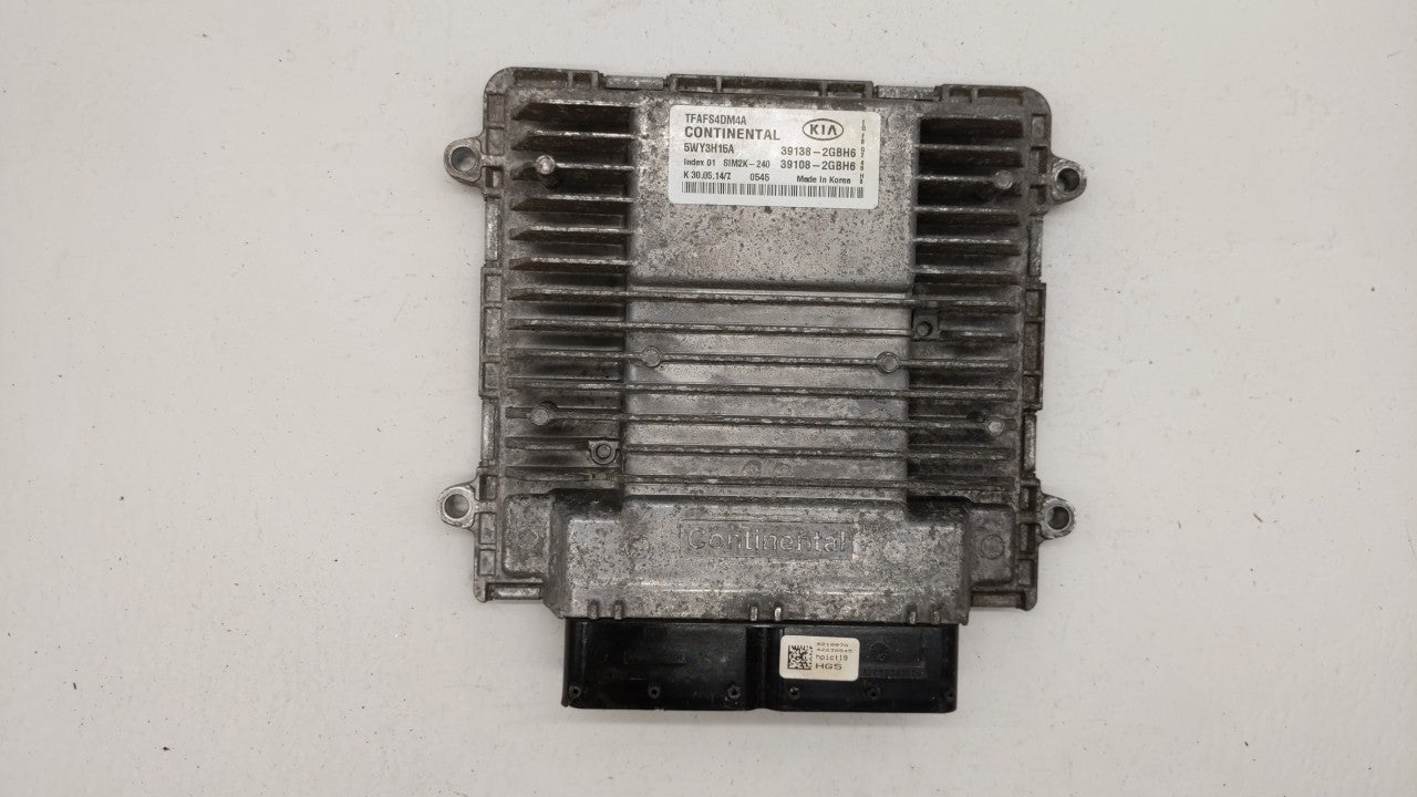 2015 Kia Optima PCM Engine Control Computer ECU ECM PCU OEM P/N:39138-2GBH6 39108-2GBH6 Fits OEM Used Auto Parts - Oemusedau