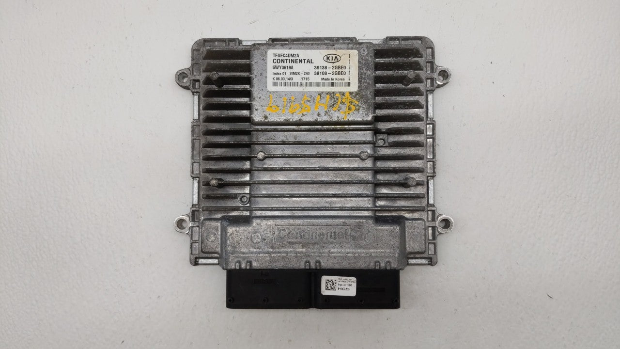 2014-2015 Kia Optima PCM Engine Control Computer ECU ECM PCU OEM P/N:39108-2GBE1 39138-2GBE1, 391082GBE1 Fits Fits 2014 2015