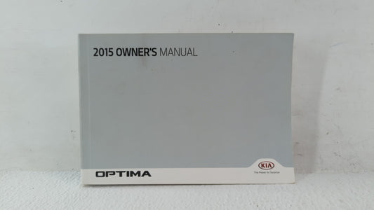 2015 Kia Optima Owners Manual Book Guide OEM Used Auto Parts - Oemusedautoparts1.com